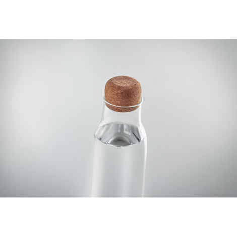 Carafe d'eau personnalisée verre et liège 600 ml OSNA