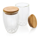 2 Verres double paroi publicitaires 350ml