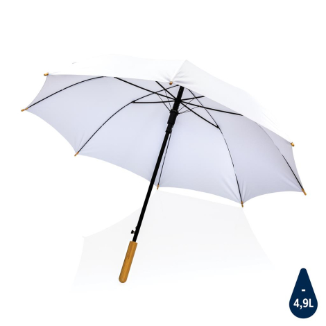 Parapluie rPET et bambou publicitaire Impact