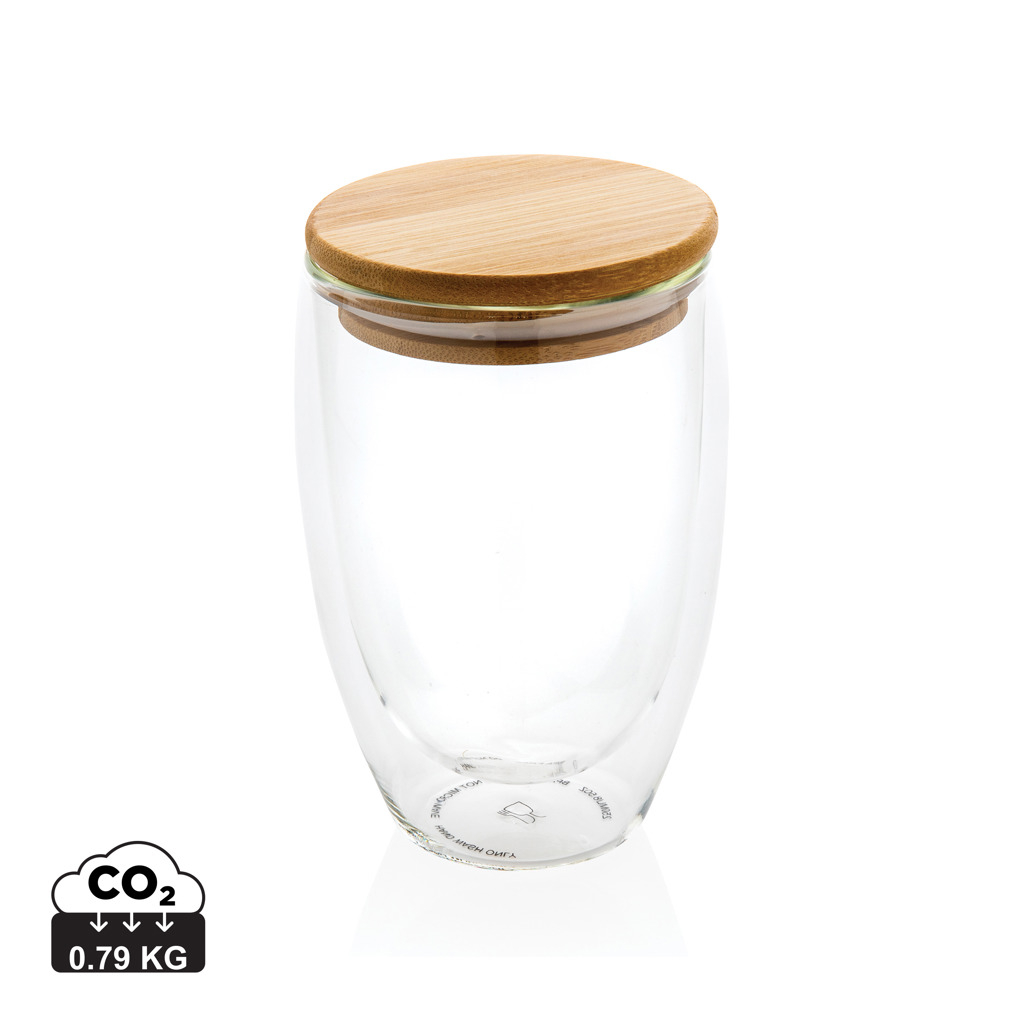 Verre double paroi publicitaire 350ml Transparent
