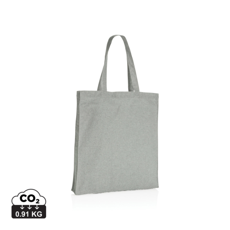 Tote bag publicitaire soufflet coton recyclé Impact