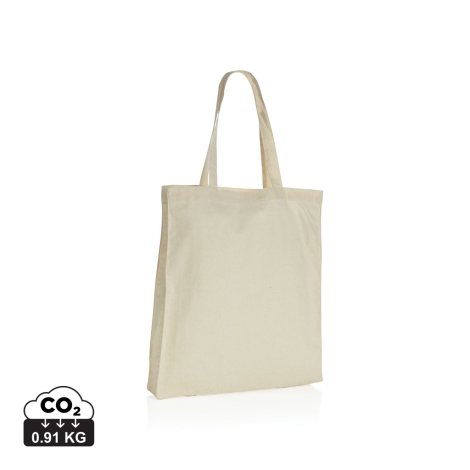 Tote bag publicitaire soufflet coton recyclé Impact