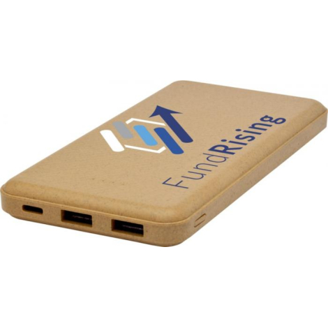 Powerbank biodégradable personnalisé 10000mAh ECO