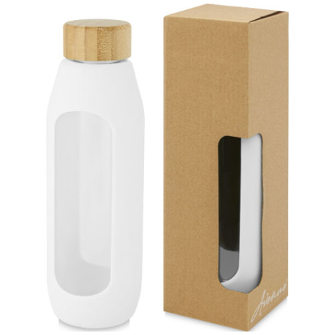 Gourde publicitaire avec grip silicone 600 ml TIDAN