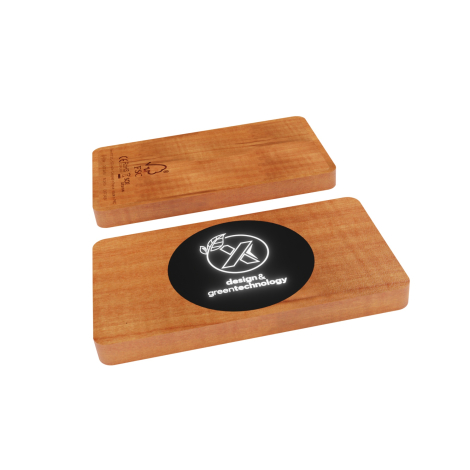 Batterie de secours publicitaire 5000 mAh - Extra wood