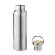 Bouteille inox et bambou publicitaire 750ml HELSINKI MED