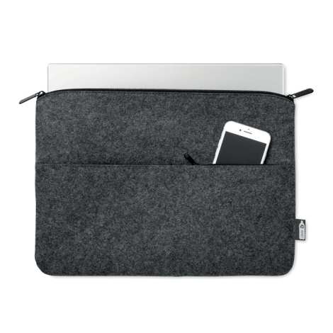 Pochette ordinateur 14" feutre rPET publicitaire TOPLO