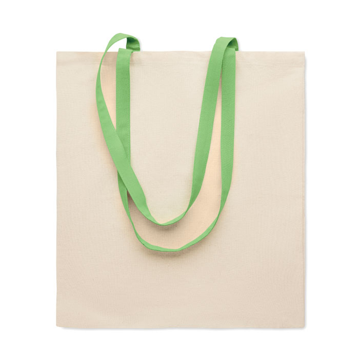 Sac à provisions en coton personnalisable 140g - ZEVRA lime