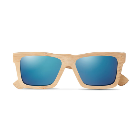 Lunettes de soleil promotionnelles étui bambou