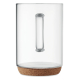 Mug en verre et liège personnalisé 400ml LISBO