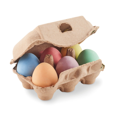 6 craies œufs et boîte personnalisables TAMAGO