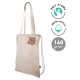 Sac à dos 2 en 1 promotionnel coton Fair Trade 140 g - STONE