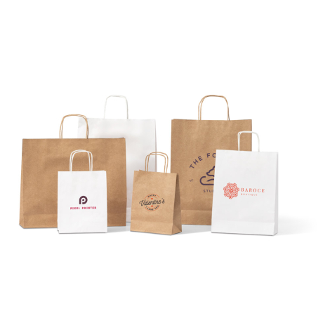 Sac en papier kraft promotionnel 32x39 cm GRANT