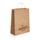 Sac en papier kraft personnalisable 18x8x24 cm LEIA