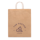 Sac personnalisé en papier kraft 32x39 cm TAYLA