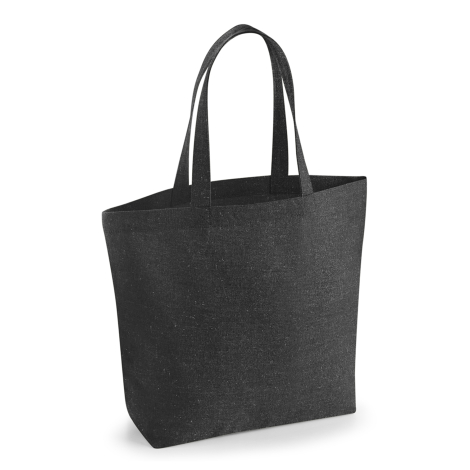 Tote bag publicitaire avec soufflet polyester recyclé - 270 gr/m²