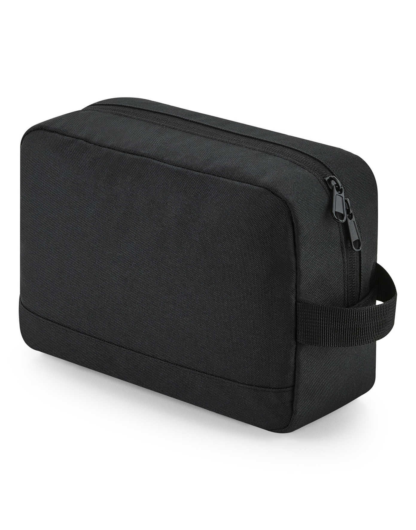 Trousse de toilette personnalisable - polyester recyclé Noir