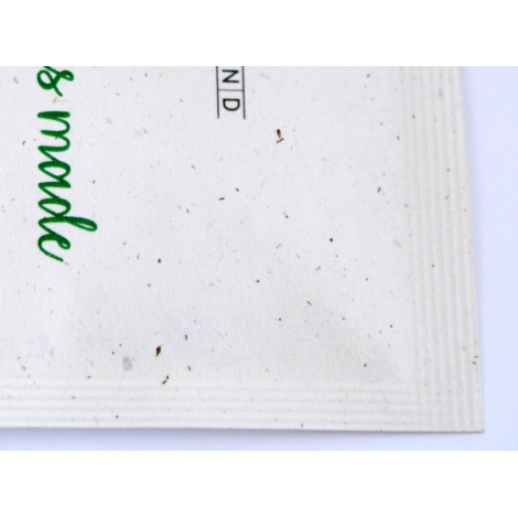 Sachet de graines publicitaire papier végétal 55x55 mm