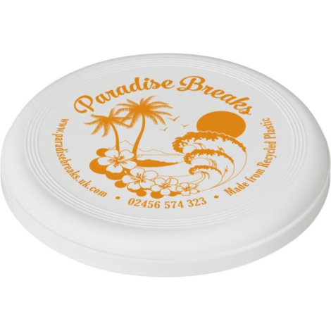 Frisbee plastique recyclé promotionnel Crest