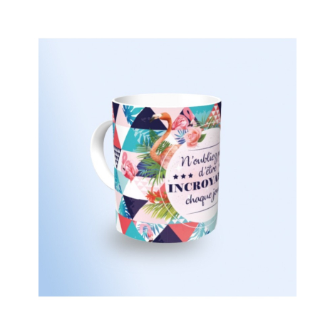 Mug en plastique personnalisable recyclable 350ml