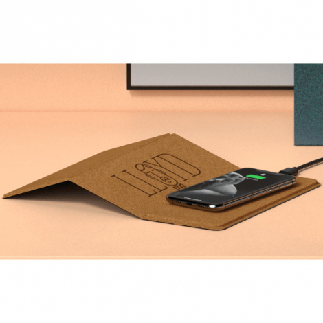 Tapis de souris en liège personnalisé avec induction 10W Cork