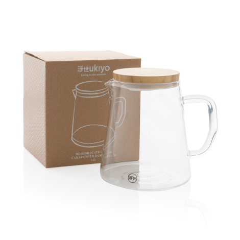 Carafe 1,2L avec couvercle personnalisé Ukiyo