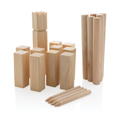 Jeu de Kubb promotionnel en bois