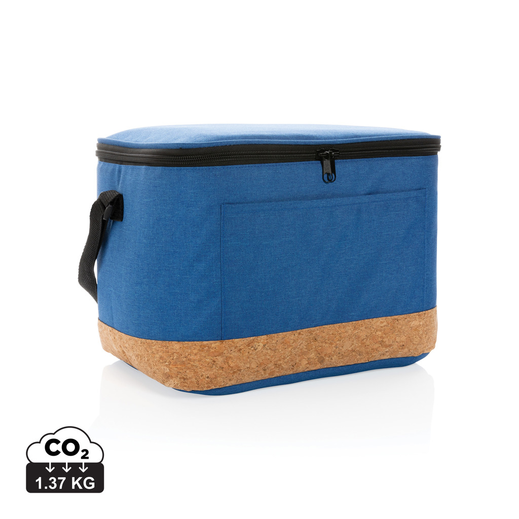 Sac isotherme rPET publicitaire Impact Bleu