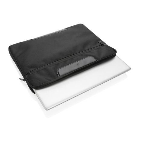 Pochette ordinateur en PET recyclé publicitaire Swiss Peak