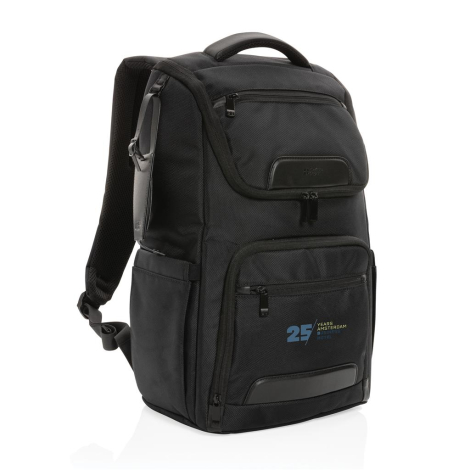 Sac à dos ordinateur publicitaire en rPET Swiss Peak