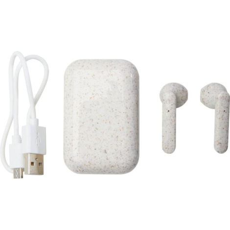 Écouteurs personnalisés paille de blé True Wireless Nantai