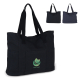 Sac shopping publicitaire en toile recyclée 43x14x33