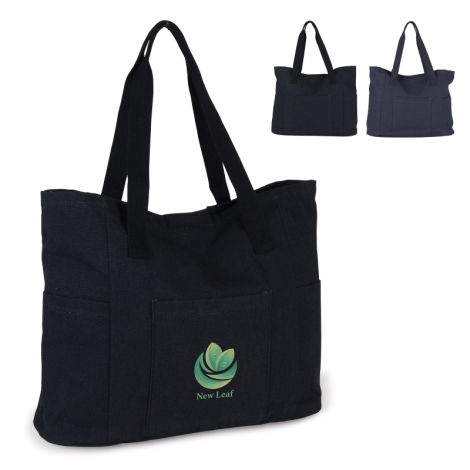 Sac shopping publicitaire en toile recyclée 43x14x33