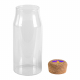 Bouteille personnalisable borosilicate et liège 600ml LUCENT