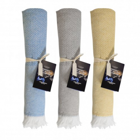 Fouta personnalisable coton recyclé SEAFOU