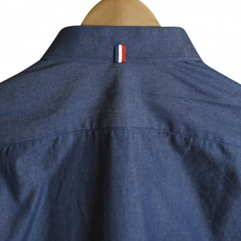 Chemise denim promotionnelle fabrication Française LACHEM