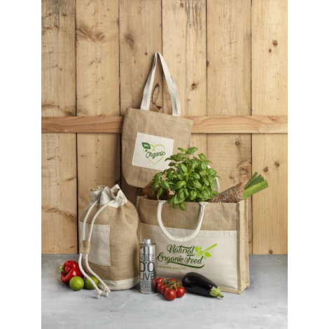 Sac shopping promotionnel en jute - Mumbay