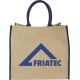 Grand sac shopping publicitaire - JUTE