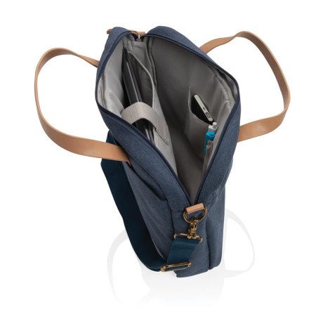Sac ordinateur promotionnel en toile recyclée Impact