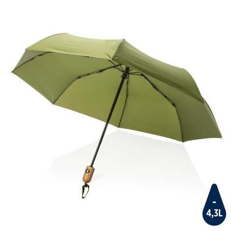 Parapluie publicitaire 21" en rPET Impact