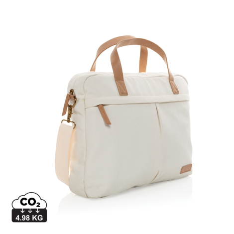 Sac ordinateur promotionnel en toile recyclée Impact