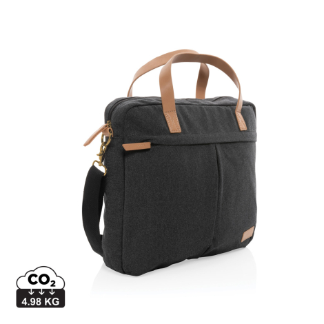 Sac ordinateur promotionnel en toile recyclée Impact