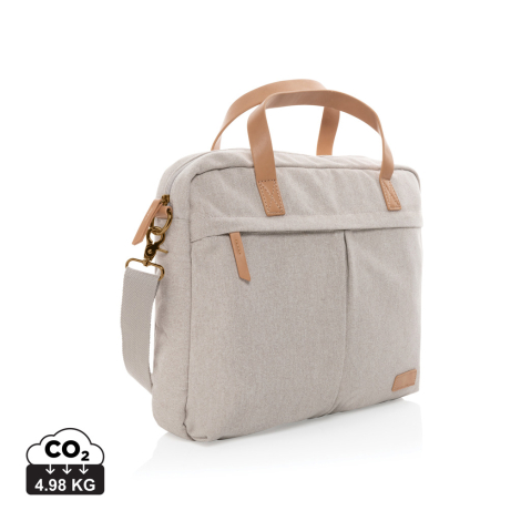 Sac ordinateur promotionnel en toile recyclée Impact