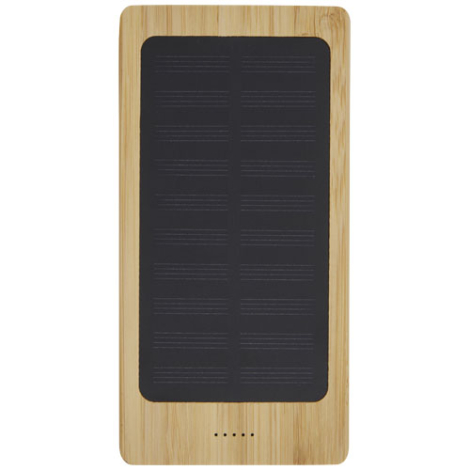 Chargeur solaire publicitaire bambou 8000 mAh Alata