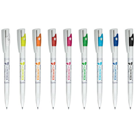Stylo promotionnel en matériel recyclé et antibactérien - Eco Safetouch