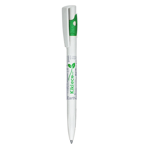 Stylo promotionnel en matériel recyclé et antibactérien - Eco Safetouch
