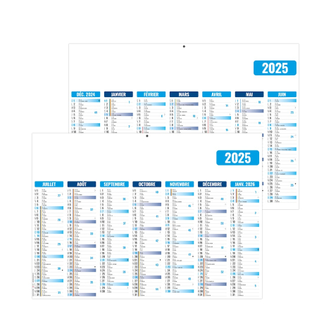 Calendrier bancaire promotionnel - Eco