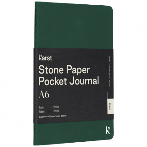 Carnet souple A6 promotionnel papier de pierre - Vierge Karst®