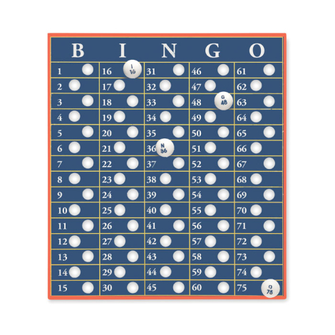 Jeu de bingo personnalisé