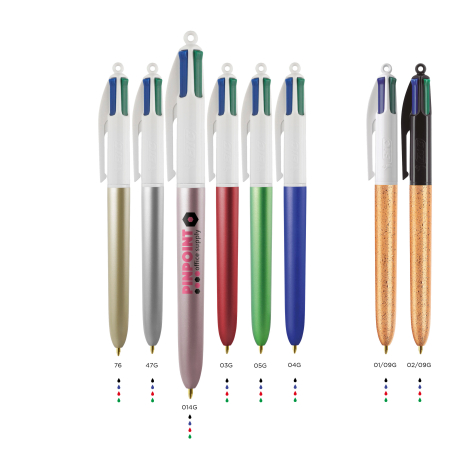 Stylo à bille personnalisé 4 couleurs